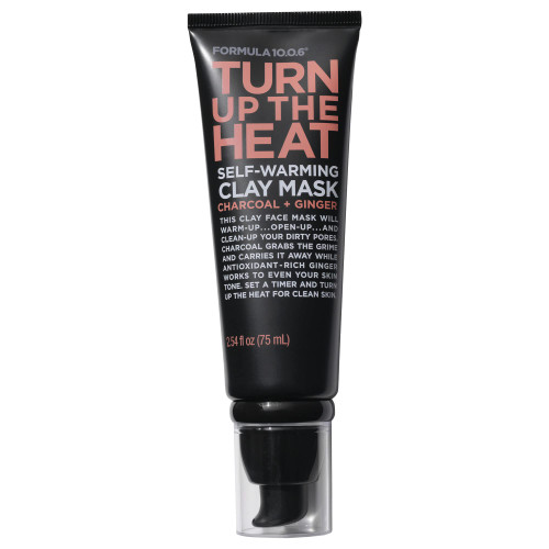 FORMULA 10.0.6 - Turn Up The Heat Self-Warming Clay Mask 2.54 fl oz Clay Mask that Opens and Cleans Clogged Pores, Vegan, Paraben-Free, Sulfate-Free & Cruelty-Free