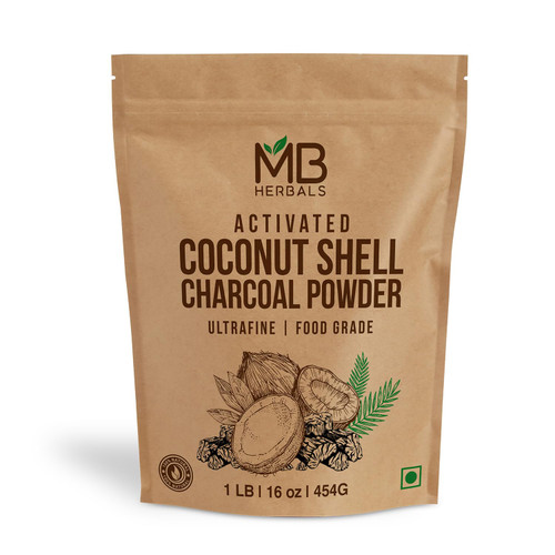 MB Herbals Activated Coconut Shell Charcoal Powder 1 LB / 16 oz (454 Gram) | Food Grade Coconut Charcoal Powder | For Detox Face Packs Face Masks Soap Making & ToothPowder MB Herbals Activated Coconut Shell Charcoal Powder 1 LB / 16 oz (454 Gram) | Food Grade Coconut Charcoal Powder | For Detox Face Packs Face Masks Soap Making & ToothPowder