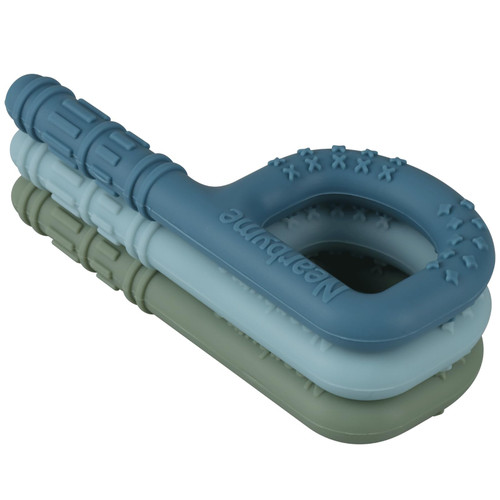 Sensory Oral Motor Chew Tool, P Shape Sensory Chew Toy, 3 Pack Silicone Chewing Sticks for Autistic Chewers, ADHD, SPD, Oral Motor Stimulation or Special Needs (Blue Color) Sensory Oral Motor Chew Tool, P Shape Sensory Chew Toy, 3 Pack Silicone Chewing Sticks for Autistic Chewers, ADHD, SPD, Oral Motor Stimulation or Special Needs (Blue Color)