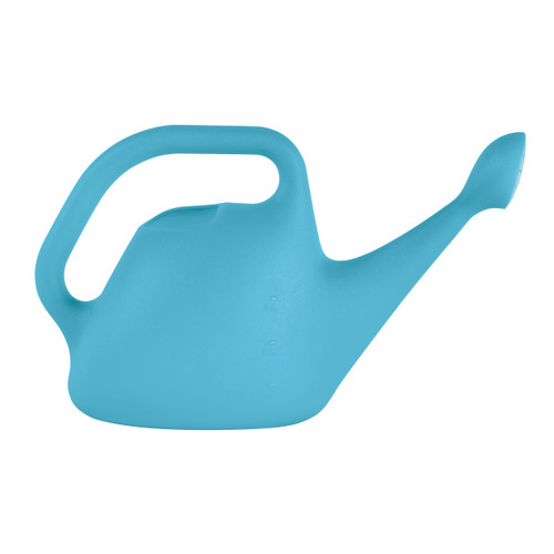 Bloem Translucent Watering Can: 1 Gallon Capacity - Bluebonnet - Easy to See Water Level, Loop Handle, Durable Resin, for Indoor and Outdoor Use, Gardening