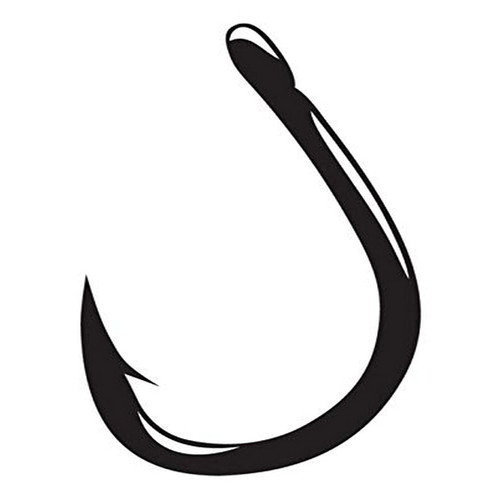 Gamakatsu 00414 Saltwater Heavy Duty Live Bait Hook, Size 4/0, Nickel Silver Black Finish