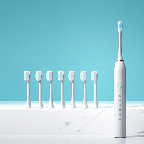 crgrtght Electric Toothbrush, Electric Toothbrush with 8 Brush Heads, Smart 6-Speed Timer Electric Toothbrush Ipx7,Toothbrush Electric Rechargeable,Electric Travel Toothbrush crgrtght Electric Toothbrush, Electric Toothbrush with 8 Brush Heads, Smart 6-Speed Timer Electric Toothbrush Ipx7,Toothbrush Electric Rechargeable,Electric Travel Toothbrush