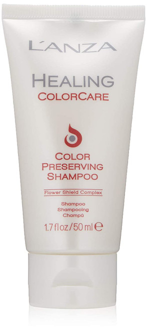 L'ANZA Healing ColorCare Color-Preserving Shampoo, for Color-Treated Hair , Protects and Refreshes Hair color while healing, Sulfate-free Daily Shampoo for Women (1.7 Fl Oz)