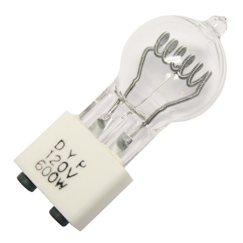 Ushio 1000248 - DYP - Stage and Studio - G7 - 600 Watt Light Bulb - 120 Volts - G9.5 Base - 3200K