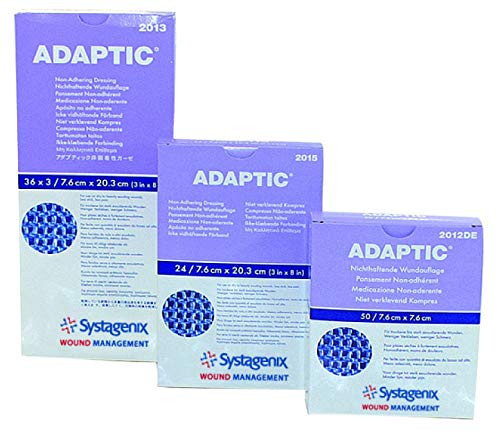 Adaptic Non Adherent Dressing 3 X 3 Inch Sterile, 2012 - ONE Single Dressing