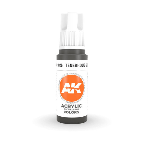 AK Interactive 3rd Gen Acrylic Tenebrous Grey 17ml