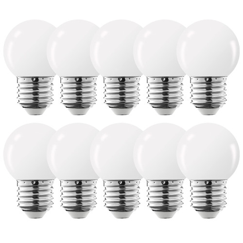 ProCrus LED Night Light Bulb 3W,E26 G14 LED Light Bulbs,3000K Soft White,Small E26 Bulbs G45,Replaces 15W Incandescent Lights,for Bedroom,Ceiling Fan,Table Lamp,Pendant Fixtures,AC85~265V,10 Pack