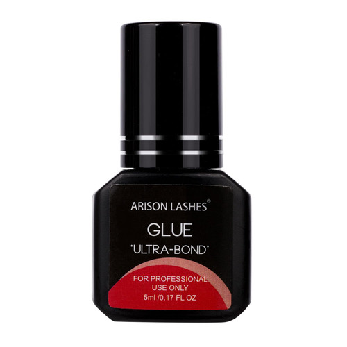 Professional Eyelash Extension Glue Extra Powerful Lash Glue 1 Sec Drying time 6-8 Weeks Retention Black Eyelash Adhesive Maximum Bonding Power for Semi-Permanent Extensions Professional Use Only
