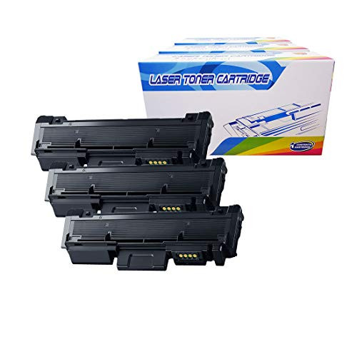 Inktoneram Compatible Toner Cartridges Replacement for Samsung D116L MLT-D116L Xpress M2875 M2875FD M2875FW M2876 M2625 M2625D M2626 M2825DW M2825ND M2826 M2675 M2675F M2675FN M2676 (Black, 3-Pack)