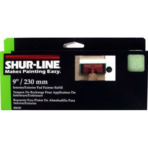 Shur-Line 630S Interior/Exterior Pad Painter Refill, 9-Inch