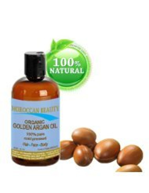 Moroccan Beauty Golden Argan Oil, 100% Pure/ Natural. Certified Organic. For Face, Hair and Body. 1 oz-30 Ml Moroccan Beauty Golden Argan Oil, 100% Pure/ Natural. Certified Organic. For Face, Hair and Body. 1 oz-30 Ml