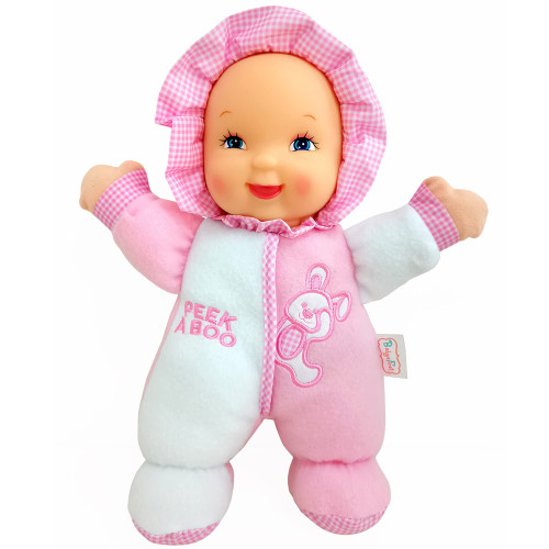 Baby's First Doll, Soft & Snuggle Bunny Toy, Machine Washable Doll, Lifelike Features, for Ages 0+