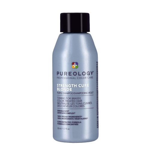Pureology Strength Cure Blonde Purple Shampoo for Blonde & Lightened Color-Treated Hair, 1.7 Fl Oz