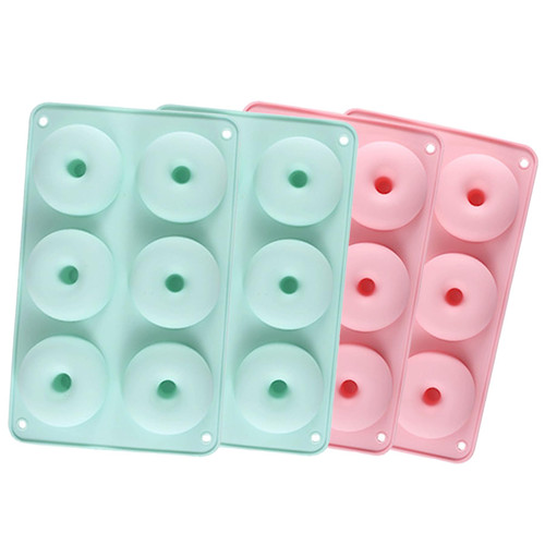 SNIRFAQM 4 Pcs Silicone Donut Mold Donut Pan for Baking, Food Grade Donut Pans Nonstick Baking Mold Doughnut Pan Baking Molds Silicone Shapes SNIRFAQM 4 Pcs Silicone Donut Mold Donut Pan for Baking, Food Grade Donut Pans Nonstick Baking Mold Doughnut Pan Baking Molds Silicone Shapes