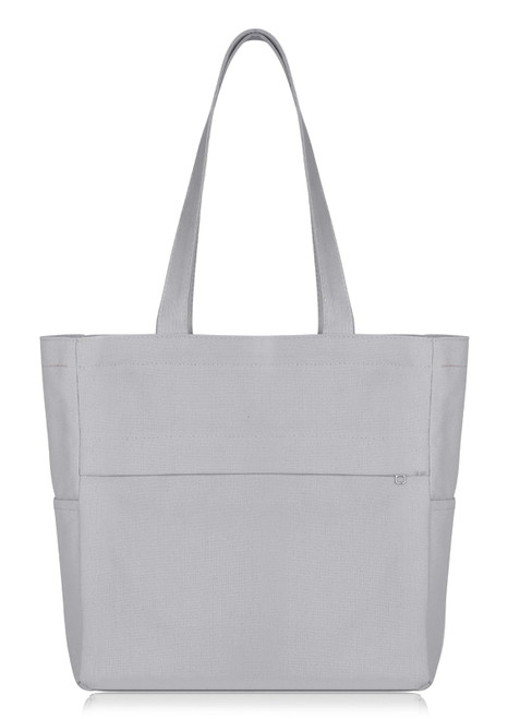 Afashor Women's Vintage Canvas Tote Bag Casual Hobo Shoulder Purse Large Capacity Handbag Grey