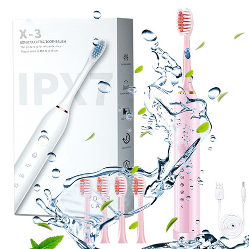 crgrtght Electric Toothbrush, Electric Toothbrush with 4 Brush Heads, 6 Cleaning Modes,Smart 20-Speed Timer Electric Toothbrush Ipx7 -Newly Upgraded Electric Toothbrush crgrtght Electric Toothbrush, Electric Toothbrush with 4 Brush Heads, 6 Cleaning Modes,Smart 20-Speed Timer Electric Toothbrush Ipx7 -Newly Upgraded Electric Toothbrush