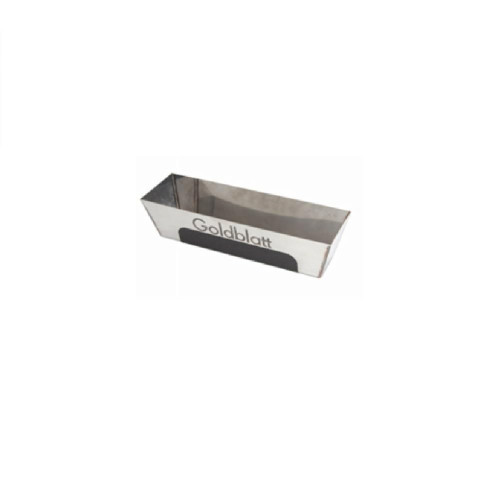 Goldblatt Stainless Steel 12 in. Heli-Arc Welded Mud Pan, Non-Slip Grip