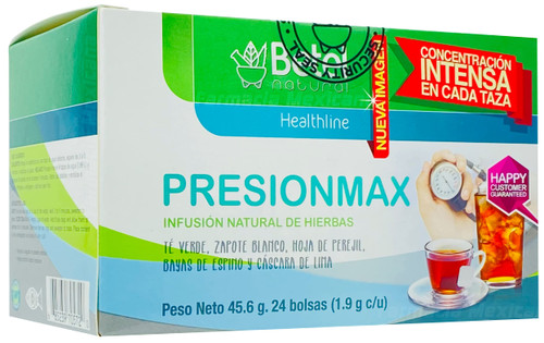 Presionmax Tea by Betel Natural - Healthy Support for Pressure - 24 Tea Bags