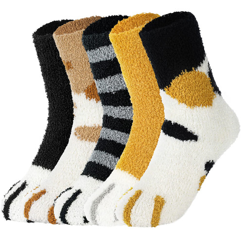 Clothirily Fuzzy Socks for Women - Fluffy Socks Womens, Warm Cat Paw Socks, Winter Cozy Socks, Cute Socks Soft Slipper Socks for Women Clothirily Fuzzy Socks for Women - Fluffy Socks Womens, Warm Cat Paw Socks, Winter Cozy Socks, Cute Socks Soft Slipper Socks for Women