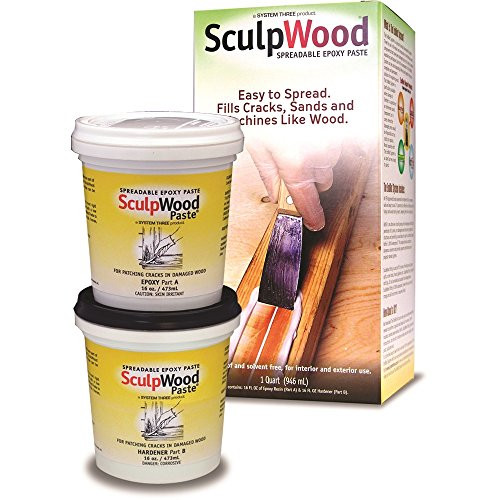 System Three Resins 1-Quart SculpWood Epoxy Paste Kit
