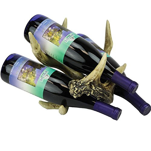 Rivers Edge 3 Bottle Antler Wine Bottle Holder