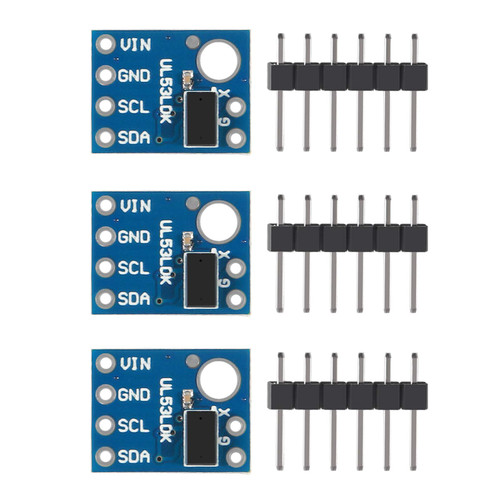 DORHEA 3Pcs VL53L0X Ranging Sensor Module GY-530 Laser Ranging Sensor Time-of-Flight (ToF) 2.8-5V I2C IIC Interface Communication
