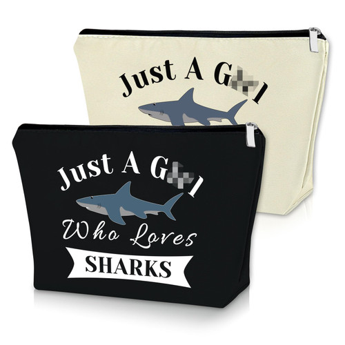 Sazuwu 2PCS Shark Gifts for Shark Lovers Makeup Bag Shark Week Gift Ideas Cosmetic Bag Animal Lover Gift Ideas Shark Graduation Gifts for Daughter Shark Themed Birthday Gifts Christmas Gifts Sazuwu 2PCS Shark Gifts for Shark Lovers Makeup Bag Shark Week Gift Ideas Cosmetic Bag Animal Lover Gift Ideas Shark Graduation Gifts for Daughter Shark Themed Birthday Gifts Christmas Gifts