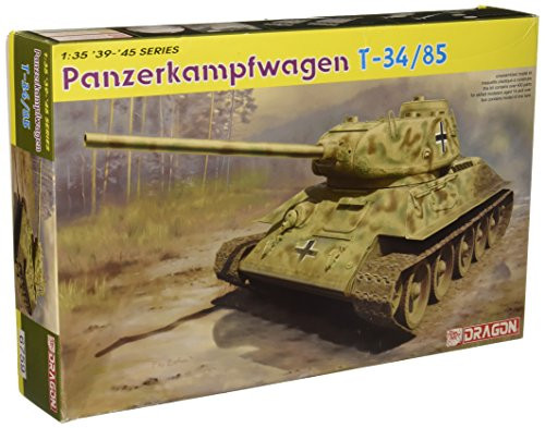 Dragon Models 1/35 Panzerkampfwagen T-34/85 (No.112 Factory, 1944 Production) Vehicle Model Building Kit Dragon Models 1/35 Panzerkampfwagen T-34/85 (No.112 Factory, 1944 Production) Vehicle Model Building Kit
