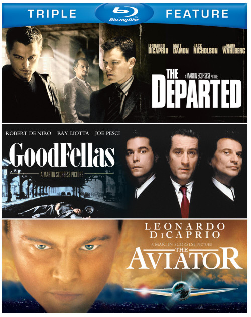 Martin Scorsese Triple Feature (Goodfellas / The Aviator / The Departed) [Blu-ray]