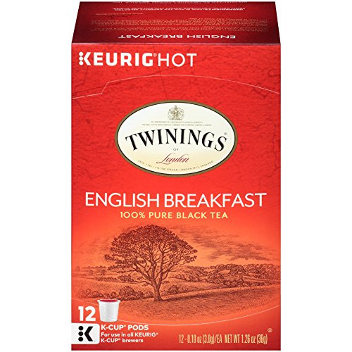 Twinings of London English Breakfast Tea K-Cups for Keurig, 12 Count (Pack of 6) Twinings of London English Breakfast Tea K-Cups for Keurig, 12 Count (Pack of 6)