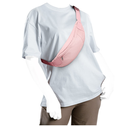 Small Fanny Pack for Women, Fashionable Crossbody Waist Bag Pack with Adjustable Strap, Waterproof Anti-theft Mens Fanny Pack Belt Bag for Travel Hiking Running - Pink Small Fanny Pack for Women, Fashionable Crossbody Waist Bag Pack with Adjustable Strap, Waterproof Anti-theft Mens Fanny Pack Belt Bag for Travel Hiking Running - Pink