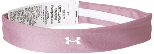 Under Armour Womens Play Up Headband , (697) Pink Elixir / / White , One Size Fits Most
