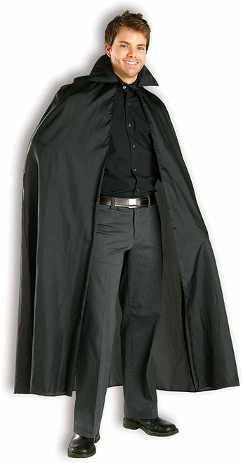 Forum Novelties Women's 56-Inch Long Vampire Costume Cape, Black, One Size