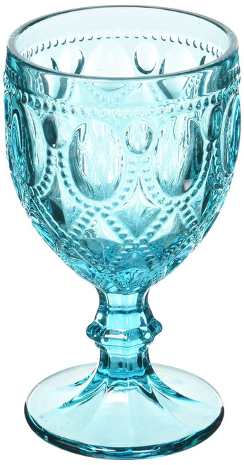 Abbott Collection 27-Capri/Gob Jewel and Bead Pattern Goblet