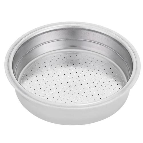VTOSEN Double Layer Stainless Steel Coffee Filter Basket - Pressurized Filter for Coffee Machines, Coffee Strainer and Accessories(S)