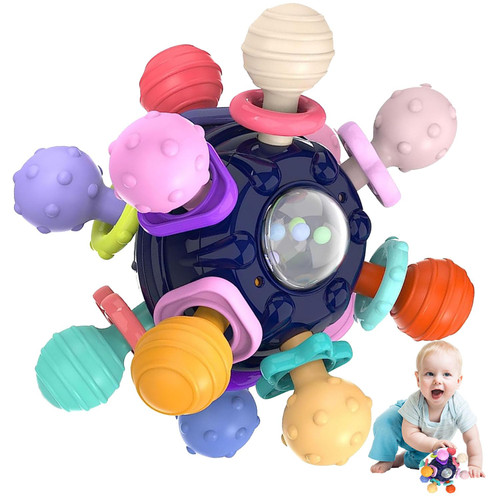 Baby Sensory Teething Teether Toys,Baby Sensory Montessori Toy,Teething Toys for Babies 0-6 Months | Baby Teething Ball Toys 6~12 Months Rattle Sensory Infant Toys for 0 3 6 9 12 18 Months Baby (Blue) Baby Sensory Teething Teether Toys,Baby Sensory Montessori Toy,Teething Toys for Babies 0-6 Months | Baby Teething Ball Toys 6~12 Months Rattle Sensory Infant Toys for 0 3 6 9 12 18 Months Baby (Blue)