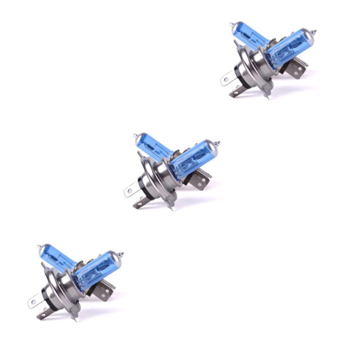 Milisten 6 pcs h4 car halogen light h4 bulb car halogen headlight auto halogen headlight small light bulb h4 LED motorcycle headlight bulb car headlight Ultra white light brightness