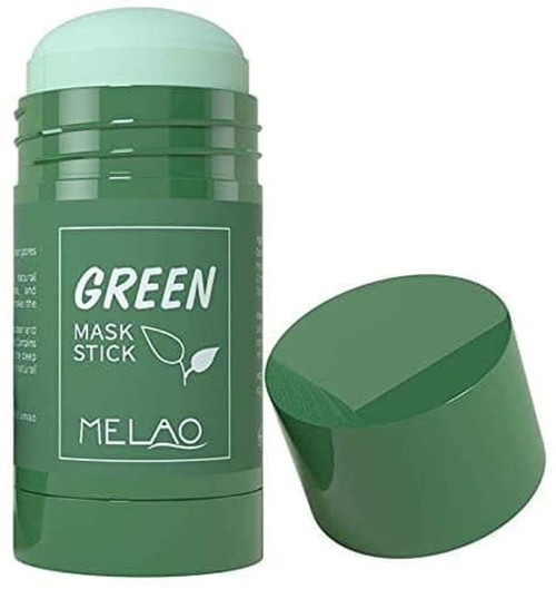 Green Mask Stick for Face, Blackhead Remover with Green Tea Extract, Deep Pore Cleansing, Moisturizing, Skin Brightening for All Skin Types of Men and Women1