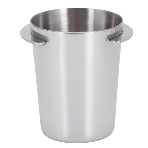 Stainless Steel Coffee Dosing Cup, 51mm Coffee Distributor Coffee Sniffing Mug Coffee Dosing Cup Powder Feeder for Espresso Machine Coffee Tamper