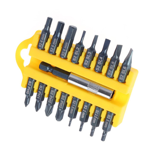 FONDOTIN 17 1 Magnetic Drill bits Magnetic Extension Bits Hex Bits Magnetic Pentagon Bits PH Screwdriver Slotted bits Magnetic bits Hexagon bits Long Drill bit