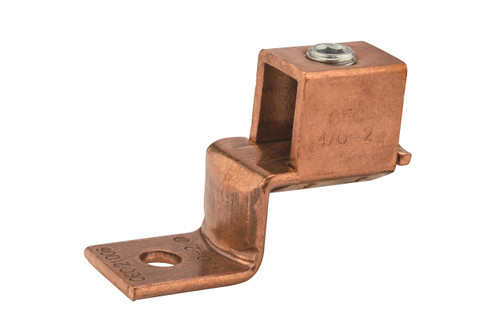 NSi DE707 Copper Solderless Lug 4/0-2 AWG, 15-Pack