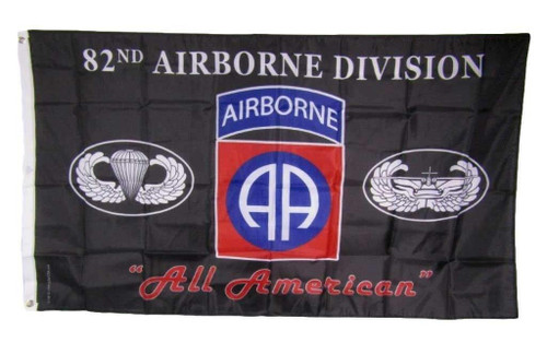 Trade Winds 3x5 U.S. Army 82nd Airborne All American Division Black 150D Poly Flag 3'x5' Fade Resistant Premium Trade Winds 3x5 U.S. Army 82nd Airborne All American Division Black 150D Poly Flag 3'x5' Fade Resistant Premium