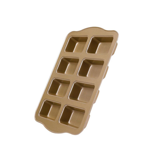 Mini Loaf Pan, 8-Cavity Non-Stick Carbon Steel Brownie Bakeware for Oven baking Mini Loaf Pan, 8-Cavity Non-Stick Carbon Steel Brownie Bakeware for Oven baking