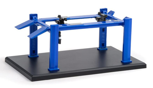 Greenlight 16100-A Auto Body Shop - Four-Post Lifts Series 1 - Blue 1/64 Scale Greenlight 16100-A Auto Body Shop - Four-Post Lifts Series 1 - Blue 1/64 Scale
