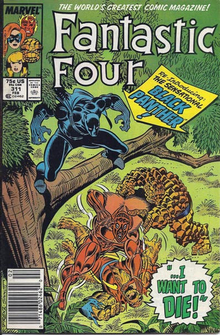 Fantastic Four (Vol. 1) #311 (Newsstand) FN ; Marvel comic book | Steve Englehart Black Panther