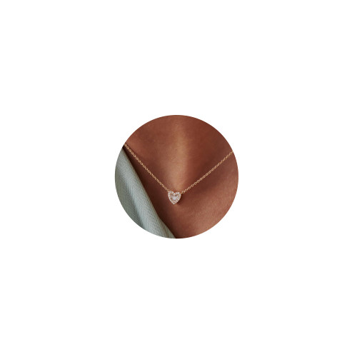 SELSHE Heart Necklaces for Women, Tiny 14K Gold Plated Pendant Necklace Cute Gold Heart Necklace Dainty Heart Cubic Zirconia Necklace Simple Hypoallergenic Gold Necklaces for Women Trendy Jewelry SELSHE Heart Necklaces for Women, Tiny 14K Gold Plated Pendant Necklace Cute Gold Heart Necklace Dainty Heart Cubic Zirconia Necklace Simple Hypoallergenic Gold Necklaces for Women Trendy Jewelry