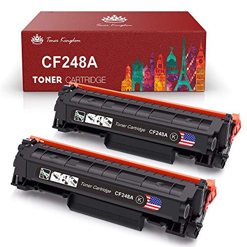 Toner Kingdom Compatible Toner Cartridge Replacement for HP 48A CF248A 44A CF244A Laserjet Pro MFP MFP28 MFP29 M15 M15a M15w M16 M16a M16w M28a M28w M29a M29w (Black, 2-Pack)