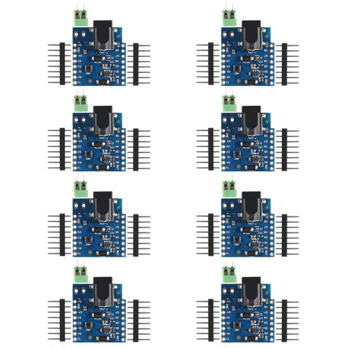 Alinan 8pcs 7-24V DC Power Shield V1.1.0 for WEMOS D1 Mini Development Board DC Power Supply Screen Module