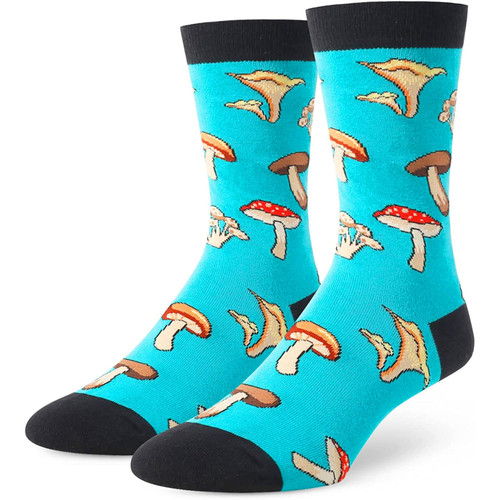 HAPPYPOP Novelty Mushroom Themed Gifts Funny Mushroom Socks for Men Women Teens, Mushroom Gifts Plant Lover Gifts for Nature Lovers Food Gifts HAPPYPOP Novelty Mushroom Themed Gifts Funny Mushroom Socks for Men Women Teens, Mushroom Gifts Plant Lover Gifts for Nature Lovers Food Gifts