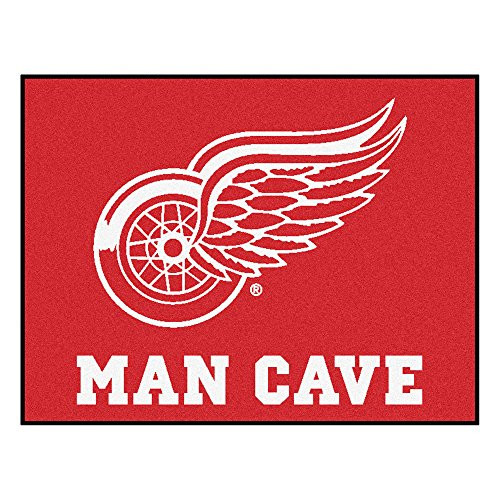 Fanmats 14425 NHL Detroit Red Wings Nylon Universal Man Cave All-Star Mat Fanmats 14425 NHL Detroit Red Wings Nylon Universal Man Cave All-Star Mat